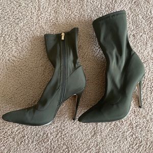 Pointed toe booties